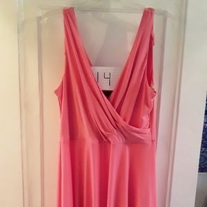 Pink dress size 14